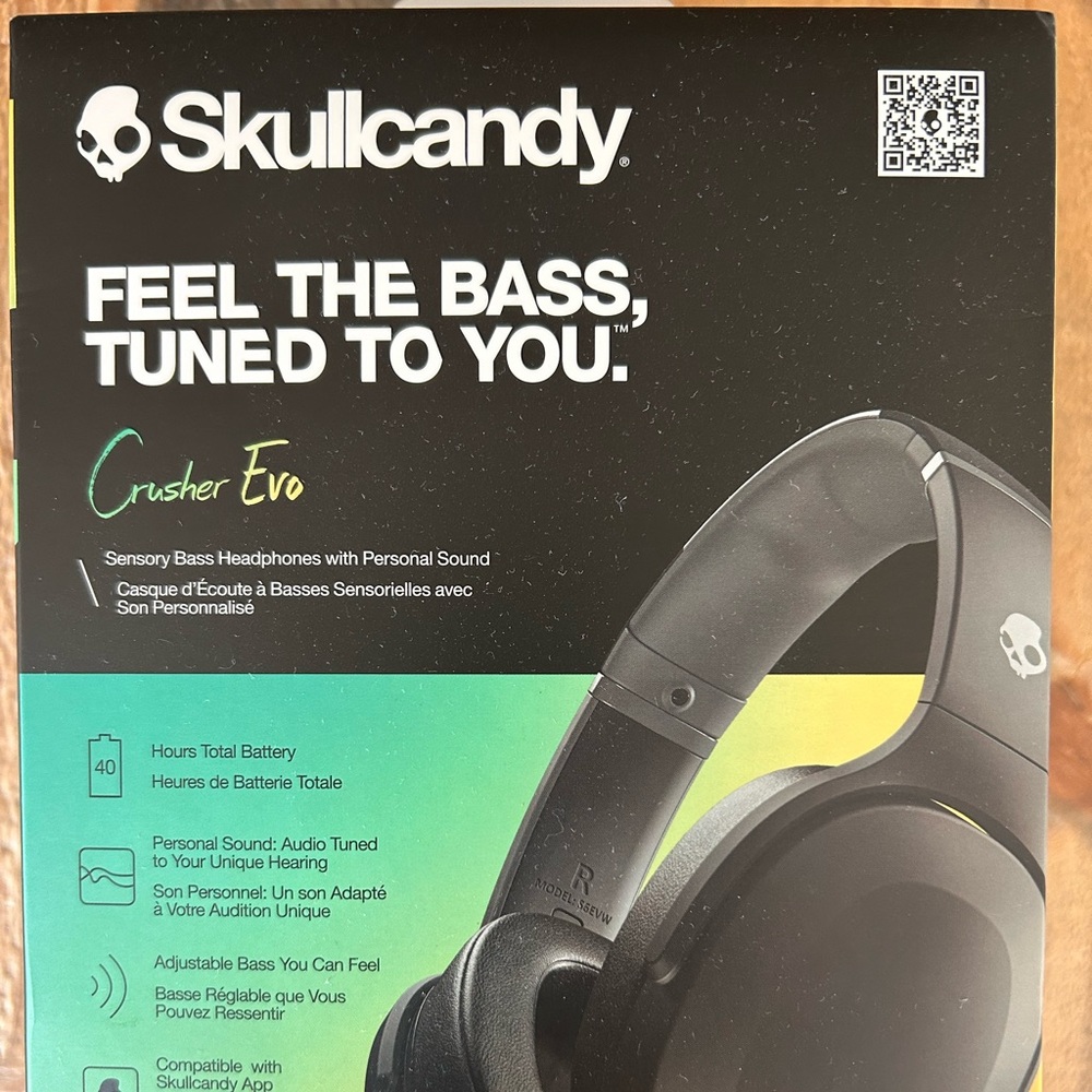 NEW SkullCandy Crusher Evo Headphones